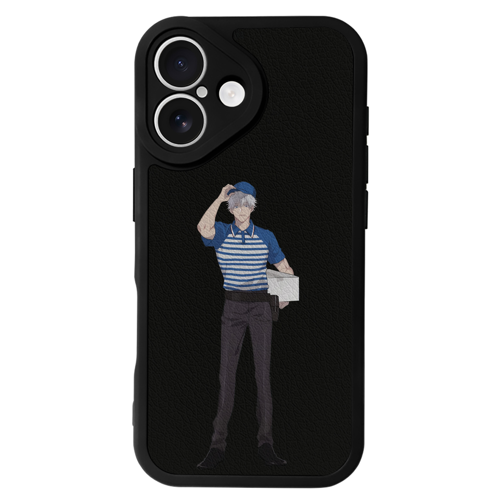 （画像用） 呪術廻戦 Jujutsu Kaisen 【iPhone 16シリーズ対応】シリコンスマホケース（レザー調） 材質：シリコン